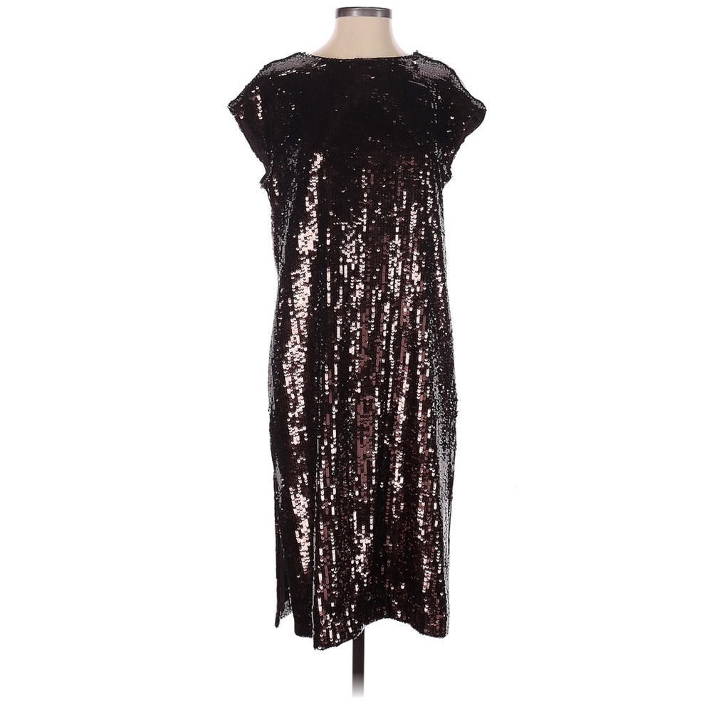Anthropologie Maeve Brown Sequin Dress Size S NWT